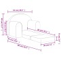 Sofá cama de niños felpa suave gris claro con estrellas de , Mobiliario para bebés y niños pequeños - Ref: Foro24-357016, Pre...