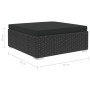 Set muebles de jardín y cojines 12 pzas ratán sintético negro de , Conjuntos de jardín - Ref: Foro24-46750, Precio: 1,00 €, D...