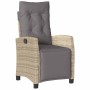 Set comedor de jardín 9 pzas con cojines ratán sintético beige de , Conjuntos de jardín - Ref: Foro24-3212943, Precio: 1,00 €...
