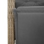 Set comedor de jardín 9 pzas con cojines ratán sintético beige de , Conjuntos de jardín - Ref: Foro24-3212943, Precio: 1,00 €...