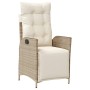 Set comedor de jardín 9 pzas con cojines ratán sintético beige de , Conjuntos de jardín - Ref: Foro24-3213373, Precio: 1,00 €...