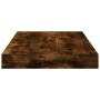 Estantes pared 4 uds madera ingeniería roble humo 40x10x1,5 cm de , Estanterías - Ref: Foro24-838195, Precio: 15,85 €, Descue...