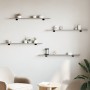 Estantes pared 4 uds madera ingeniería gris Sonoma 100x10x1,5cm de , Estanterías - Ref: Foro24-838287, Precio: 22,01 €, Descu...