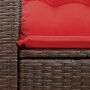 Sofá de jardín con cojines 2 plazas ratán sintético marrón | Foro24.es | Tu tienda online para hogar, jardín y más Foro24.es