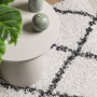 Alfombra de pelo largo moderna PAMPLONA crema y negro 300x400cm de , Alfombras - Ref: Foro24-375374, Precio: 197,34 €, Descue...