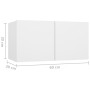 Set de muebles de salón TV 6 piezas madera de ingeniería blanco de , Muebles TV - Ref: Foro24-3078682, Precio: 191,56 €, Desc...