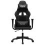 Silla gaming con masaje cuero sintético negro | Foro24.es | Tu tienda online para hogar, jardín y más Foro24.es