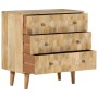 Cajonera de madera maciza de mango 70x35x70 cm de , Aparadores - Ref: Foro24-358184, Precio: 274,38 €, Descuento: %