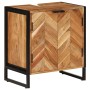Mueble de baño madera maciza de acacia y hierro 55x35x60 cm | Foro24.es | Tu tienda online para hogar, jardín y más Foro24.es