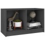 Mueble de TV de madera maciza de pino gris 70x33x42 cm de vidaXL, Muebles TV - Ref: Foro24-809944, Precio: 32,80 €, Descuento: %