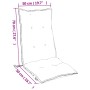 Cojines para silla respaldo alto 2 uds tela Oxford cuadros rojo de , Cojines para sillas y sofás - Ref: Foro24-377641, Precio...