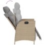 Set comedor de jardín 9 pzas con cojines ratán sintético beige de , Conjuntos de jardín - Ref: Foro24-3213454, Precio: 1,00 €...