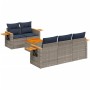 Set de sofás de jardín 6 pzas con cojines ratán sintético gris | Foro24.es | Tu tienda online para hogar, jardín y más Foro24.es