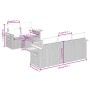 Set de sofás de jardín 6 pzas con cojines ratán sintético gris | Foro24.es | Tu tienda online para hogar, jardín y más Foro24.es