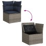 Set de sofás de jardín 9 pzas con cojines ratán sintético gris de , Conjuntos de jardín - Ref: Foro24-3256544, Precio: 674,89...
