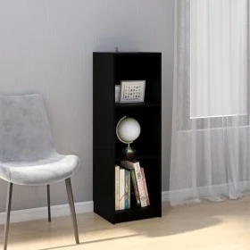 Estantería/divisor de espacios madera pino negro 36x33x110 cm de vidaXL, Librerías y estanterías - Ref: Foro24-809940, Precio...
