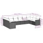 Set de sofás de jardín 10 pzas con cojines ratán sintético gris | Foro24.es | Tu tienda online para hogar, jardín y más Foro24.es