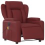 Sillón de masaje reclinable de cuero artificial rojo tinto de , Sillones - Ref: Foro24-3204541, Precio: 270,87 €, Descuento: %