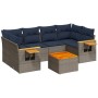Set de sofás de jardín 7 pzas con cojines ratán sintético gris | Foro24.es | Tu tienda online para hogar, jardín y más Foro24.es