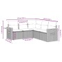 Set de sofás de jardín 5 pzas con cojines ratán sintético gris | Foro24.es | Tu tienda online para hogar, jardín y más Foro24.es