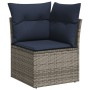 Set de sofás de jardín 5 pzas con cojines ratán sintético gris | Foro24.es | Tu tienda online para hogar, jardín y más Foro24.es