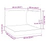Cojines para palets 3 unidades tela Oxford gris antracita de , Cojines para sillas y sofás - Ref: Foro24-361773, Precio: 58,4...