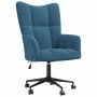 Sillón de relax de terciopelo azul en Sillones | Comprar online en Foru.es