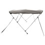 Toldo bimini 3 arcos con paredes laterales 183x(137-152)x137 cm de , Cubiertas para almacenamiento de barcas - Ref: Foro24-94...