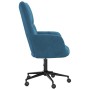Sillón de relax de terciopelo azul en Sillones | Comprar online en Foru.es