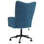 Sillón de relax de terciopelo azul en Sillones | Comprar online en Foru.es