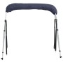 Toldo bimini 3 arcos con paredes laterales 183x(170-182)x137 cm de , Cubiertas para almacenamiento de barcas - Ref: Foro24-94...