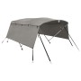 Toldo bimini 4 arcos con paredes laterales 243x(170-182)x137 cm de , Cubiertas para almacenamiento de barcas - Ref: Foro24-94...