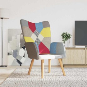 Silla de relajación de tela patchwork en Sillones | Comprar online en Foru.es