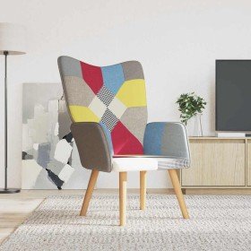 Silla de relajación de tela patchwork en Sillones | Comprar online en Foru.es