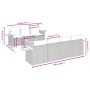 Set de sofás de jardín 8 pzas con cojines ratán sintético gris | Foro24.es | Tu tienda online para hogar, jardín y más Foro24.es