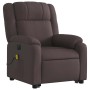 Sillón masaje eléctrico reclinable elevable tela marrón oscuro | Foro24.es | Tu tienda online para hogar, jardín y más Foro24.es