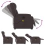 Sillón masaje eléctrico reclinable elevable tela marrón oscuro | Foro24.es | Tu tienda online para hogar, jardín y más Foro24.es