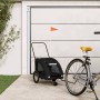 Remolque de bicicleta mascotas hierro tela Oxford negro de , Cochecitos para mascotas - Ref: Foro24-93982, Precio: 102,29 €, ...