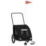 Remolque de bicicleta mascotas hierro tela Oxford negro de , Cochecitos para mascotas - Ref: Foro24-93982, Precio: 102,29 €, ...
