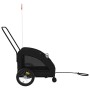 Remolque de bicicleta mascotas hierro tela Oxford negro de , Cochecitos para mascotas - Ref: Foro24-93982, Precio: 102,29 €, ...