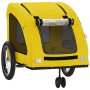 Remolque de bicicleta mascotas hierro tela Oxford amarillo | Foro24.es | Tu tienda online para hogar, jardín y más Foro24.es