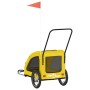 Remolque de bicicleta mascotas hierro tela Oxford amarillo | Foro24.es | Tu tienda online para hogar, jardín y más Foro24.es