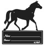 Placa de identificación de establo de acero negro de , Equipo y accesorios para equitación - Ref: Foro24-172478, Precio: 17,5...