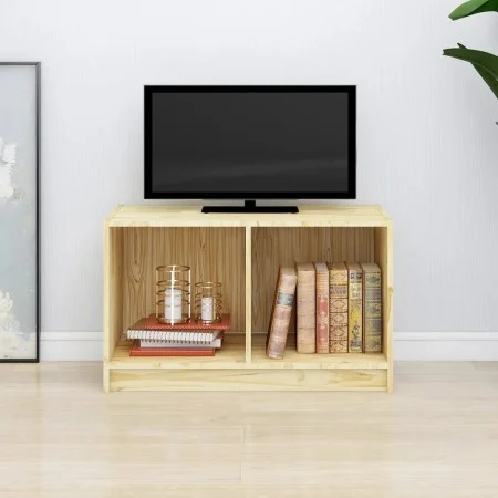 Mueble de TV de madera maciza de pino 70x33x42 cm de vidaXL, Muebles TV - Ref: Foro24-809942, Precio: 38,38 €, Descuento: %