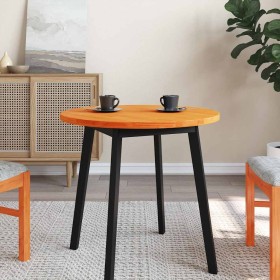 Tablero de mesa redondo madera maciza de pino marrón Ø70x2,5 cm de , Tableros para mesas - Ref: Foro24-847128, Precio: 51,76 ...