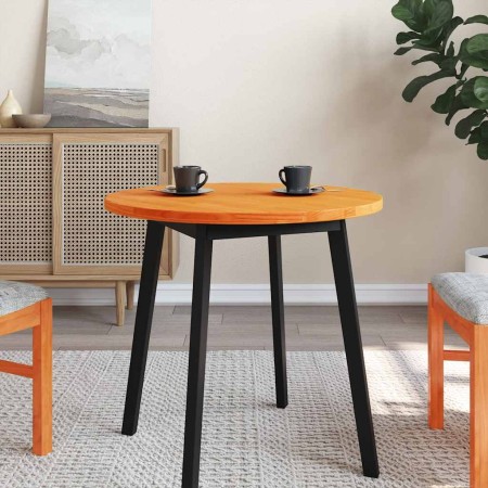 Tablero de mesa redondo madera maciza de pino marrón Ø70x2,5 cm de , Tableros para mesas - Ref: Foro24-847128, Precio: 51,76 ...