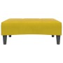 Sofá cama de 2 plazas con taburete terciopelo amarillo | Foro24.es | Tu tienda online para hogar, jardín y más Foro24.es