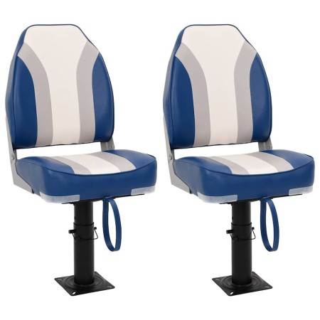 Set de asientos plegables para barco 4 uds con respaldo alto de , Piezas para veleros - Ref: Foro24-3284306, Precio: 233,83 €...