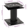 Pedestal de asiento de barco con asiento giratorio 360° acero de , Piezas para veleros - Ref: Foro24-3294939, Precio: 42,18 €...