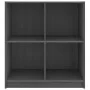 Aparador madera maciza de pino gris 70x33x76 cm de vidaXL, Aparadores - Ref: Foro24-809950, Precio: 42,39 €, Descuento: %